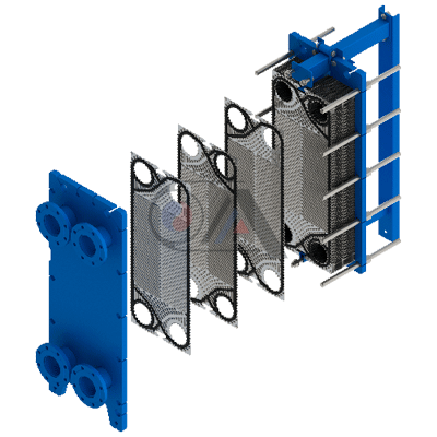 Теплообменник разборной пластинчатый