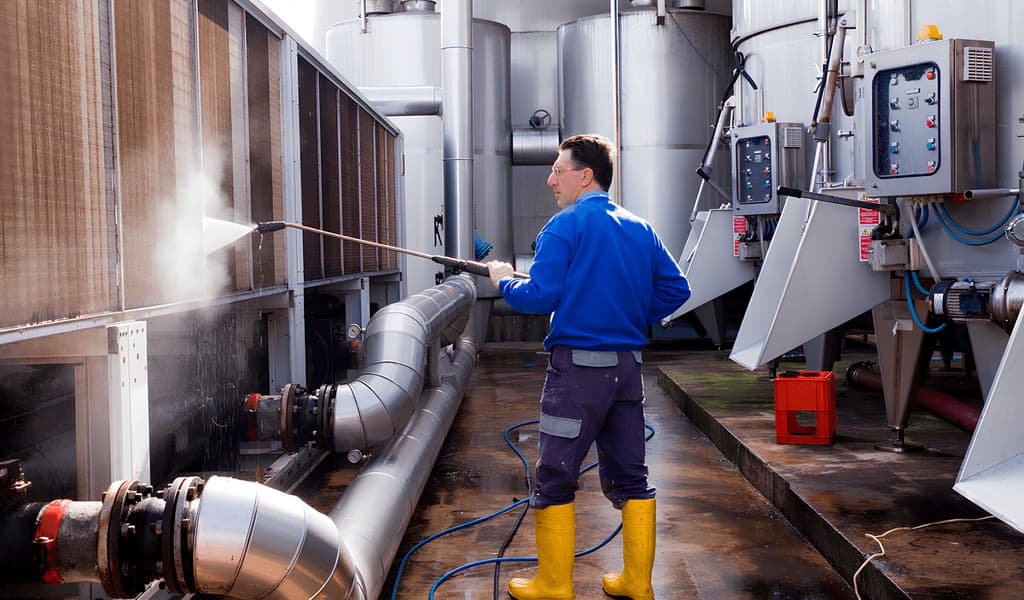 Гидродинамическая очистка теплообменника