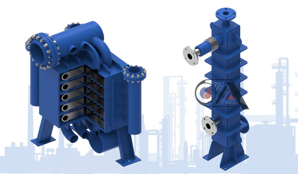 Пластинчатый теплообменник с неразборным корпусом